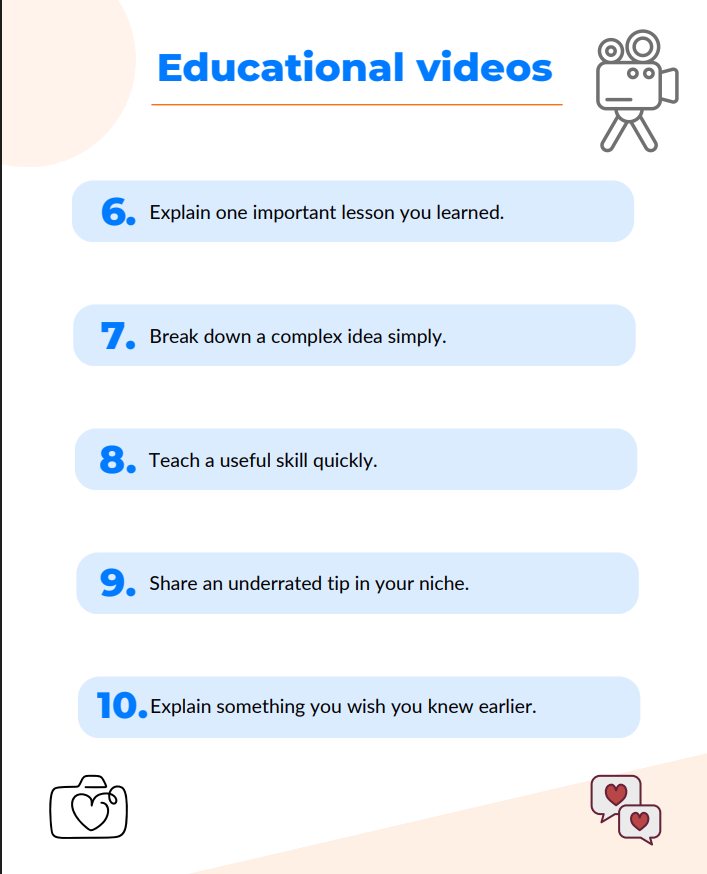 100 Viral Video Ideas
