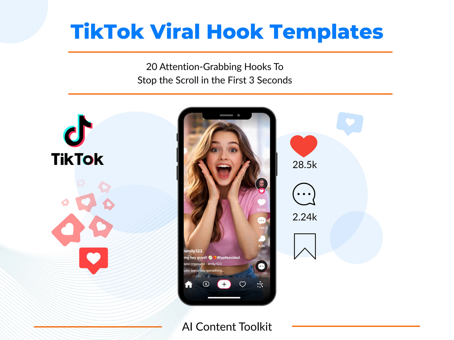 TikTok Viral Hook Templates for Creators (20 High-Converting Hooks)