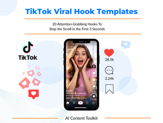 TikTok Viral Hook Templates for Creators (20 High-Converting Hooks)