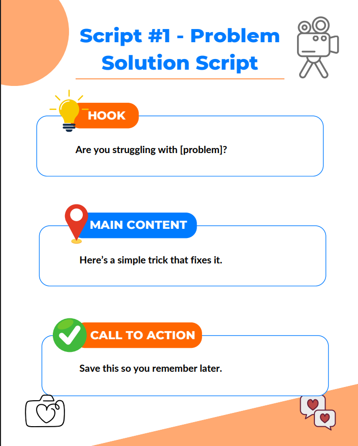 Short Form Video Script Templates