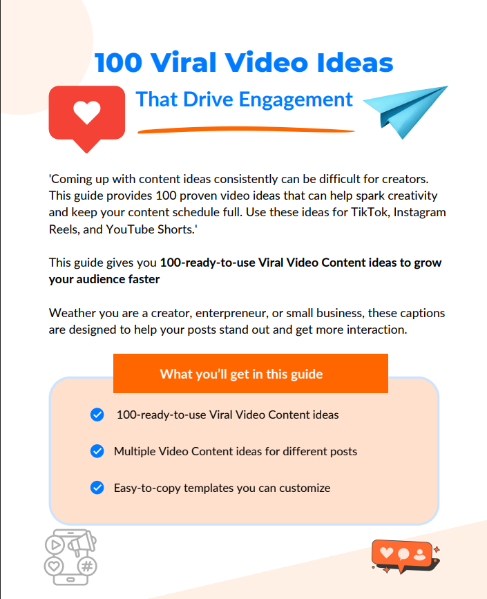100 Viral Video Ideas